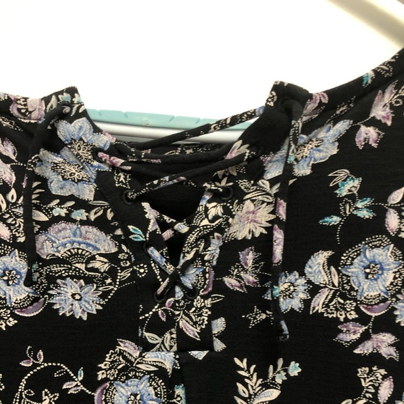 EUC J.Jill◾️Black w Elegant Floral🌸🌼🌺 Design 3… - Picture 4 of 13